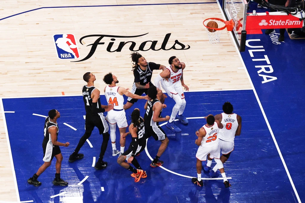 Courtside at the NBA Finals