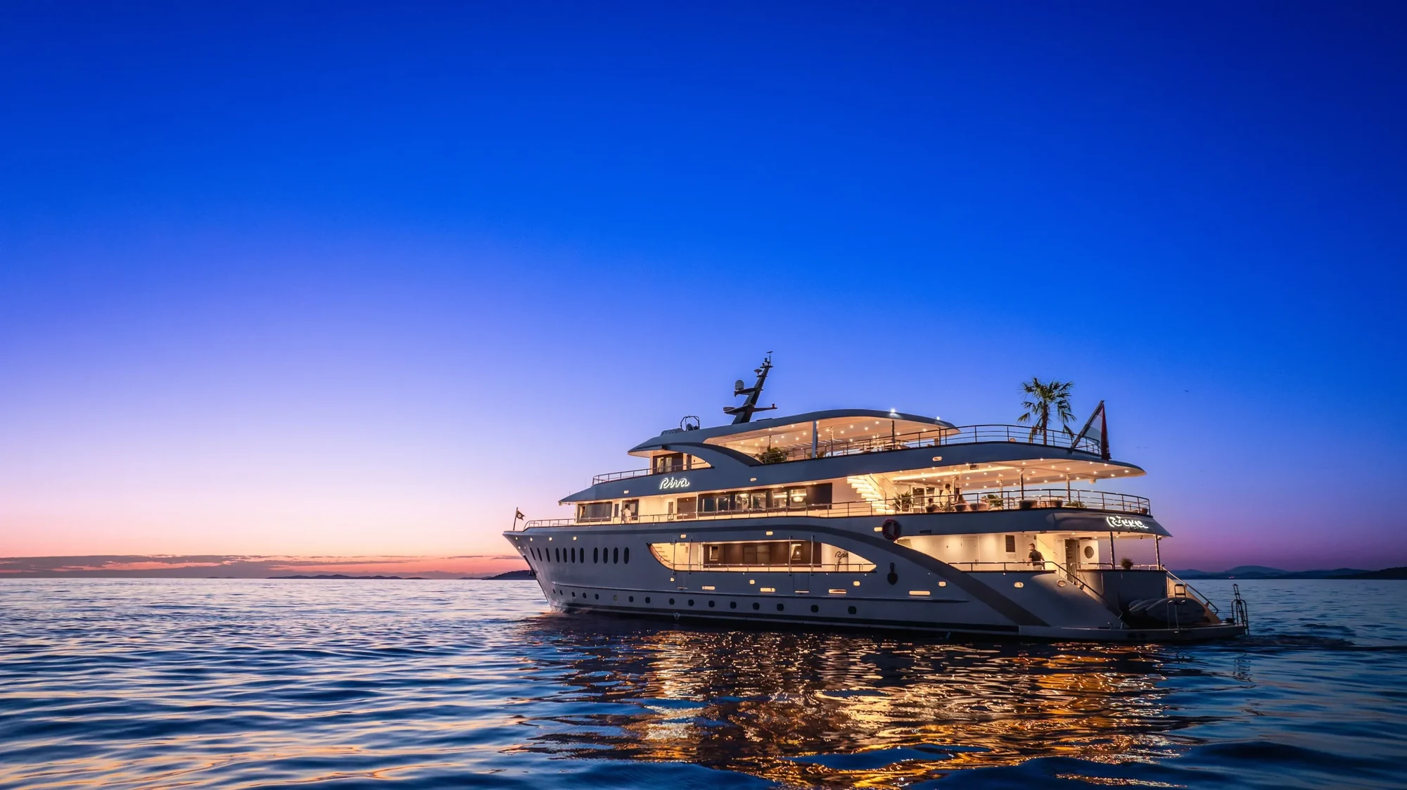 Blue Hour, Lights On — Bodrum, Turkey